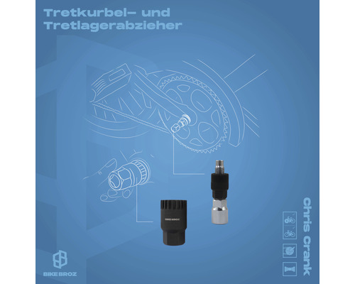 Tretkurbel und Tretlager Abzieher Werkzeugsatz