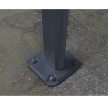 Toiture pour terrasse PALRAM Sierra 670 x 230 cm gris
