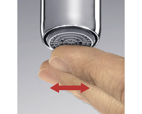 Nettoyage du mousseur du robinet par essuyage