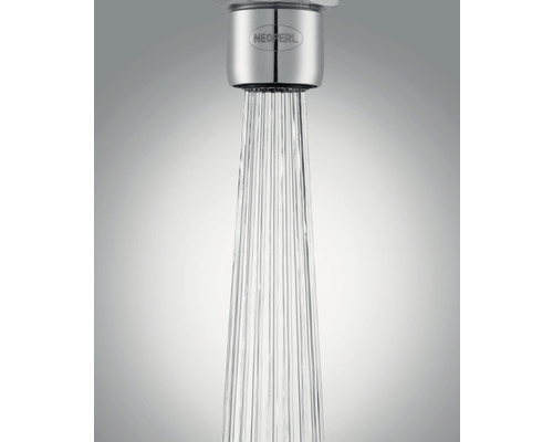 Logo Neoperl sur le régulateur de jet d''eau