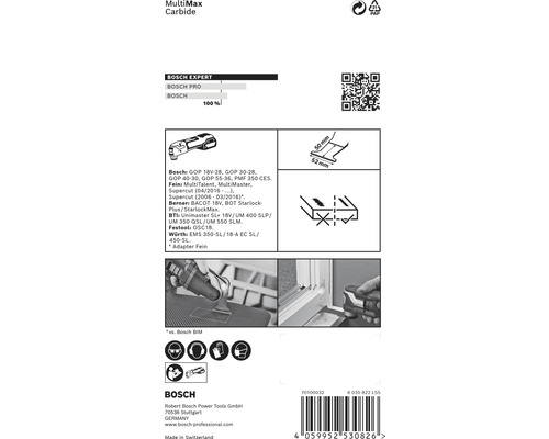 Informations sur le produit Bosch MultiMax Carbide