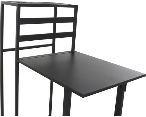 Bureau avec étagère en métal