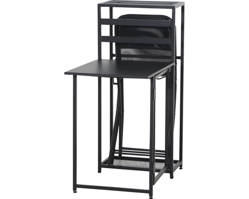 Table pliante avec chaises pliantes pour le rangement