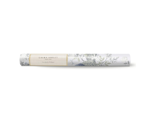 Tapetenrolle mit floralem und Pfauenmuster