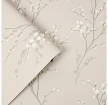 Tapetenrolle mit floralem Muster