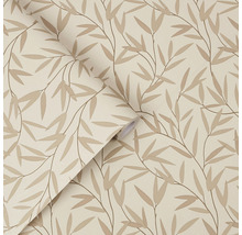 Rouleau de papier peint avec motif de feuilles