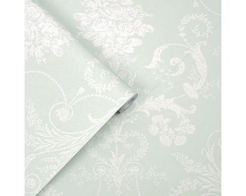 Tapetenrolle mit floralem Muster