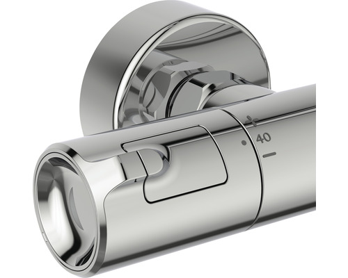 Mitigeur thermostatique mural en détail