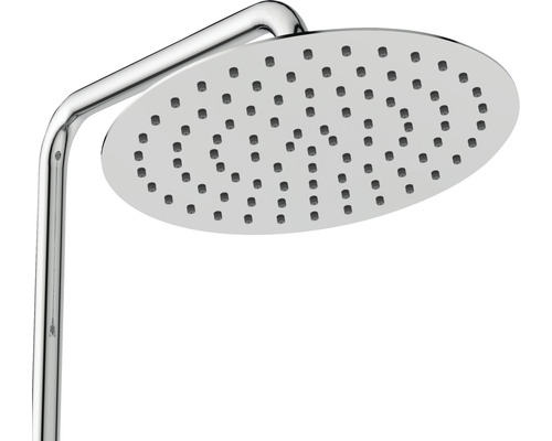 Pomme de douche ronde en métal