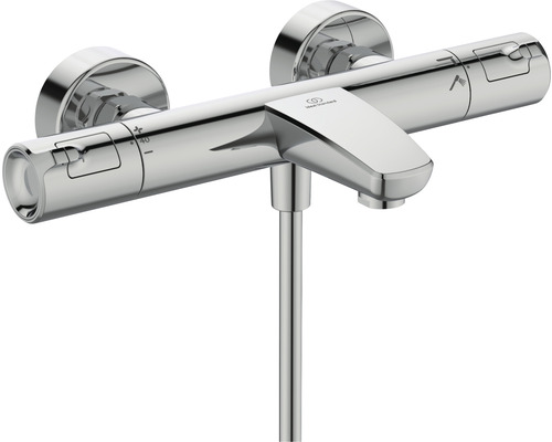 Mitigeur thermostatique apparent pour douche en métal