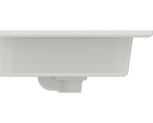 Keramikwaschbecken, Seitenansicht