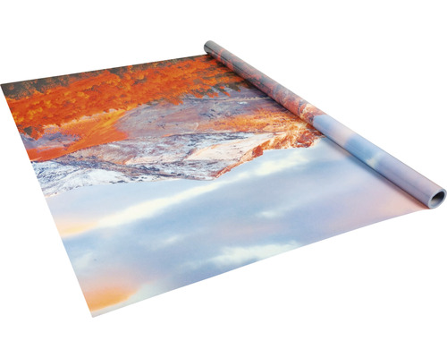 Papier peint photo avec paysage de montagne sur rouleau