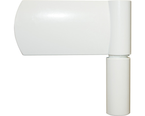 Paumelle de porte blanche pour la fixation de portes