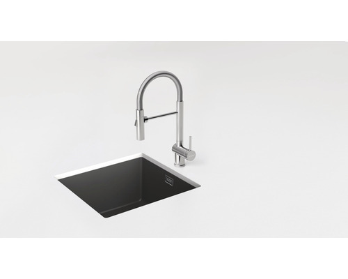 Robinet d''évier avec douchette extractible et évier