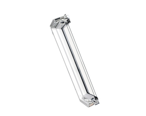 Coupe transversale d''une fenêtre de toit