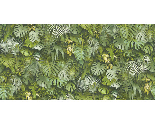 Dekorative Tapete mit tropischen Blättern