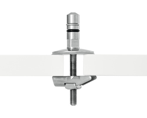 Befestigungselement mit Gewinde zur Montage auf einer Platte