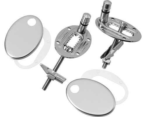 Kit de fixation pour abattants de WC en métal
