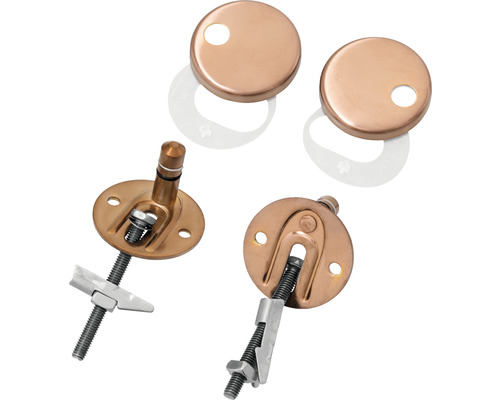 Badewannenablaufgarnitur mit Abdeckung und Befestigung