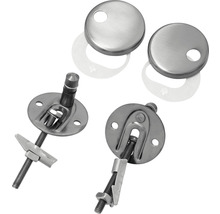 Bidetbefestigungssatz aus Metall mit Abdeckkappen