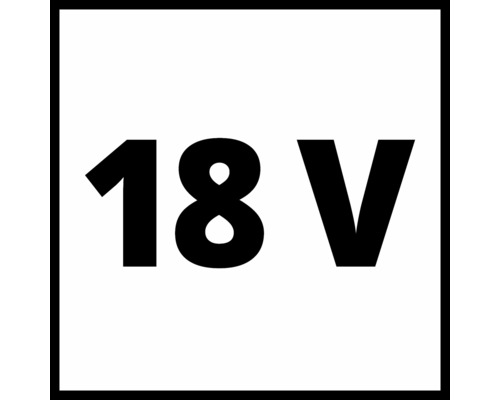 Symbole pour 18 volts