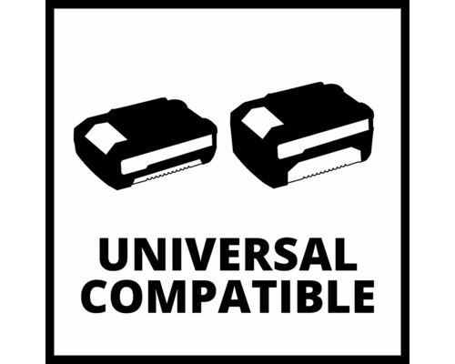 Symbole de batterie universellement compatible