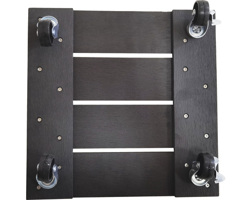 Möbelroller aus Holz mit vier Rollen