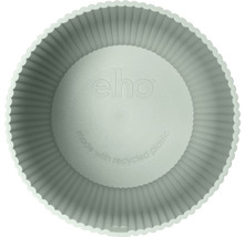 Logo Elho sur pot de fleurs en plastique recyclé