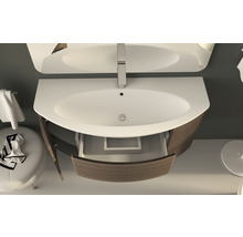 Waschtischunterschrank Baden Haus Eden BxHxT 121 x 55 cm x 51 cm Frontfarbe eiche dunkel holzdekor