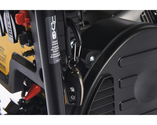 Vue détaillée d''un générateur avec télécommande