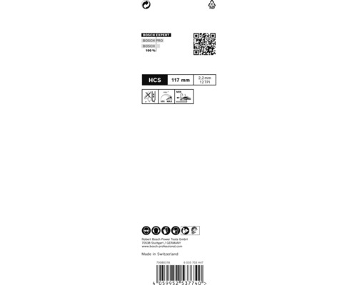 Bosch Expert Sägeblattinformationen