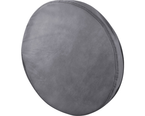 Coussin d''assise rond gris