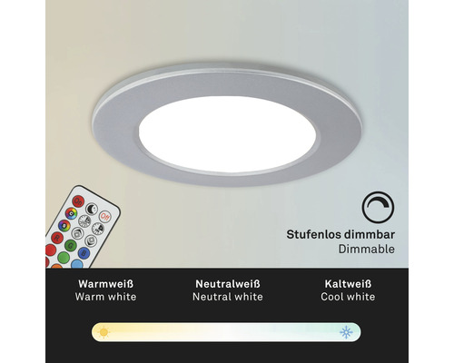 Plafonnier LED dimmable avec télécommande pour régler la température de couleur