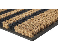 Paillasson en fibres de noix de coco Riviera carré nature 45x75 cm-thumb-6