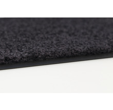 Tapis de propreté avec surface textile et bordure en caoutchouc