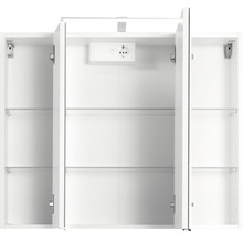 Spiegelschrank Held Möbel 90 x 20 x 66 cm weiß 3-türig 008