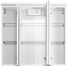 Spiegelschrank Held Möbel 70 x 20 x 66 cm weiß 3-türig 010