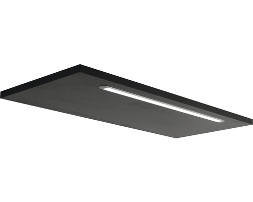 Dunkelgraue Deckenleuchte mit integrierter LED