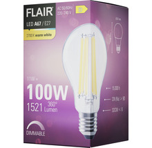 Ampoule LED FLAIR à intensité lumineuse variable A67 E27/11W(100W) 1521 lm 2700 K blanc chaud clair-thumb-6