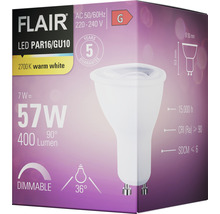 Ampoule réflecteur LED FLAIR à intensité lumineuse variable PAR16 GU10/7,5W(57W) 400 lm 2700 K blanc chaud transparent 36°-thumb-6