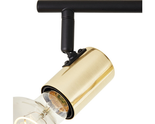 Image détaillée d''un plafonnier avec spot et source lumineuse