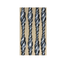 Türvorhang Ember silber-schwarz 90x210 cm