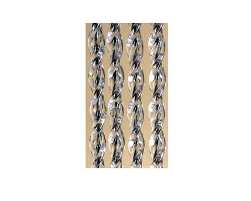 Tiges en acrylique torsadées à des fins décoratives