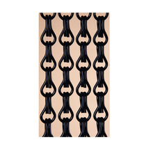 Rideau de porte Alu noir 90x210 cm