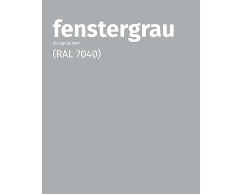 Fenstergrau, Glanzgrad: Matt, RAL 7040