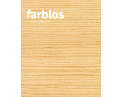 Bois incolore avec un éclat soyeux