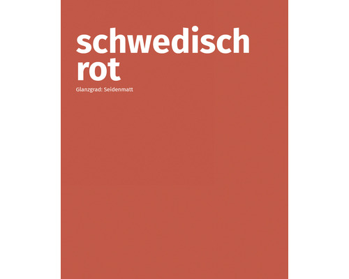 Schwedischrot, Seidenmatt