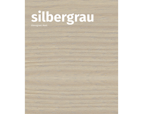 Holzdekor silbergrau, Glanzgrad matt