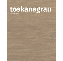 Holzdekorelement in Toskanagrau mit matter Oberfläche