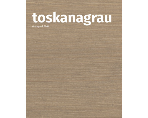 Holzdekorelement in Toskanagrau mit matter Oberfläche